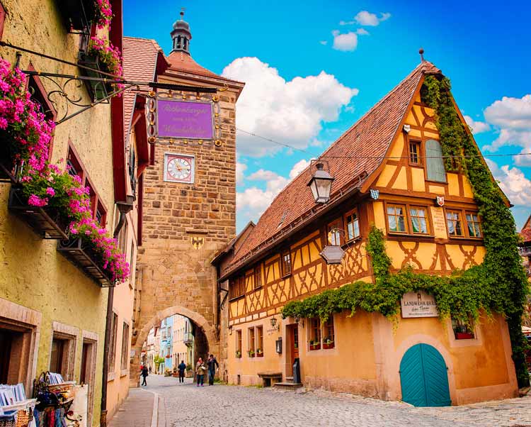 Pretty towns in Germany