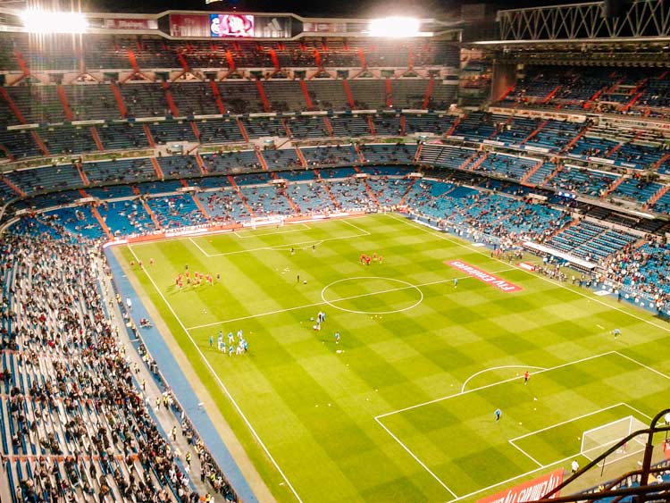 Real Madrid Santiago Bernabeu Stadium