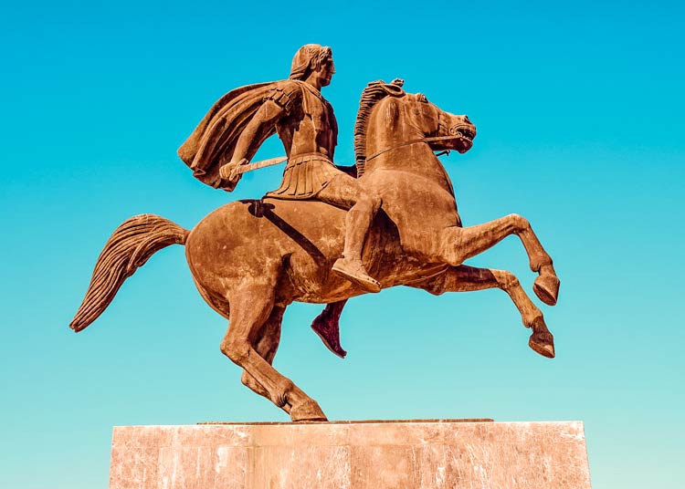 Monument of Alexander the Great in Greece