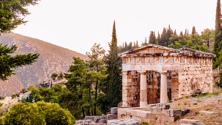 Ancient Delphi Greece Landmarks