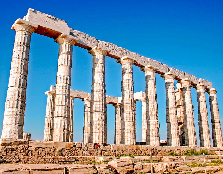Temple of Poseidon Greece Historical Landmarks