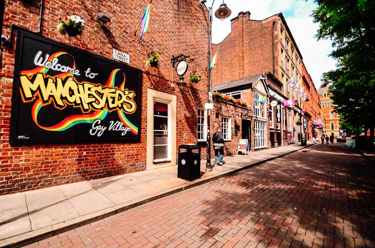 Gay Village Canal Street Manchester