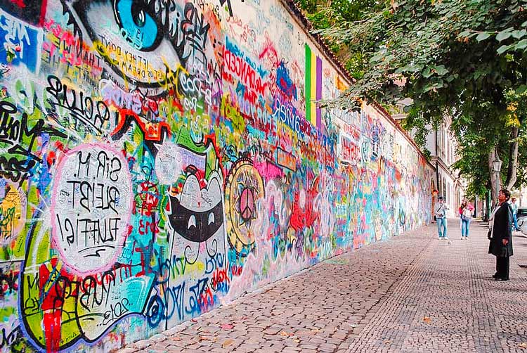 Lennon Wall: What to do in Prague for free
