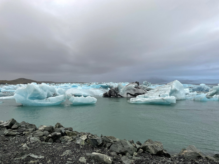 Icebergs in Jokusarlon