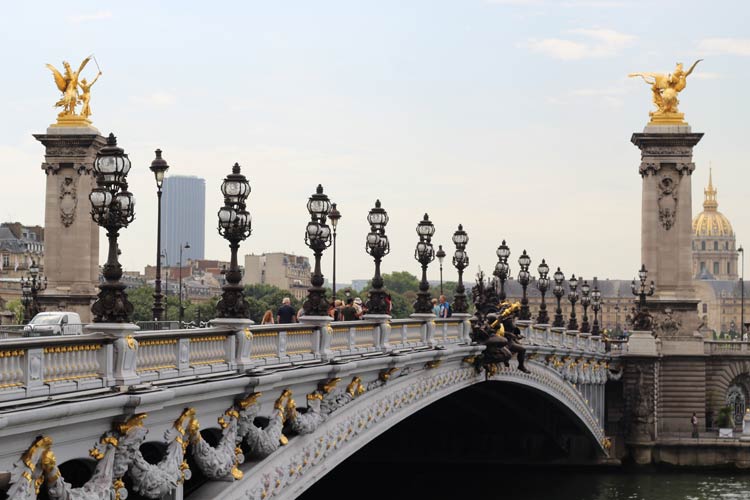 Paris Pont Alexandre III Bridge